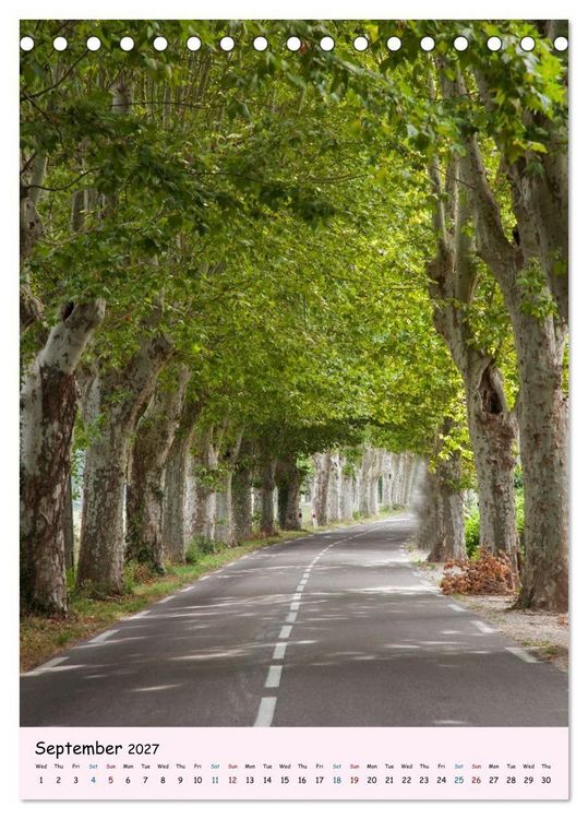Produktbild: Provence &ndash; Scenic Villages of France (Desk Calendar 2027 DIN A5 portrait), CALVENDO 12 Month DeskCalendar