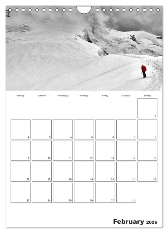 Produktbild: EXPLORING ALPS (Wall Calendar 2026 DIN A4 portrait), CALVENDO 12 Month Wall Calendar