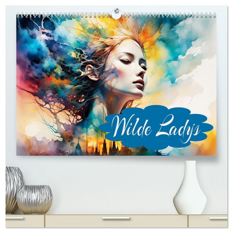 Produktbild: Wilde Ladys (hochwertiger Premium Wandkalender 2026 DIN A2 quer), Kunstdruck in Hochglanz
