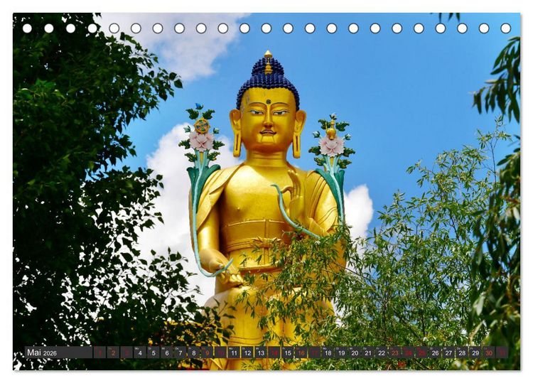 Produktbild: Ladakh - Zanskar (Tischkalender 2026 DIN A5 quer), CALVENDO Monatskalender