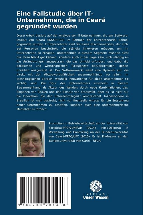Produktbild: Eine Fallstudie &uuml;ber IT-Unternehmen, die in Cear&aacute; gegr&uuml;ndet wurden