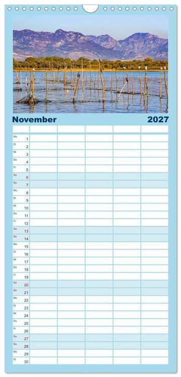 Produktbild: Familienplaner 2027 - Shkodra &ndash; Perle im Norden Albaniens mit 5 Spalten (Wandkalender, 21 x 45 cm) CALVENDO