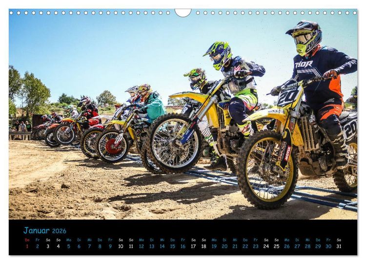 Produktbild: MX Racing 2026 (Wandkalender 2026 DIN A3 quer), CALVENDO Monatskalender
