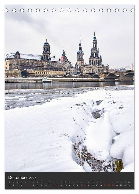 Produktbild: Mein Dresden (Tischkalender 2026 DIN A5 hoch), CALVENDO Monatskalender