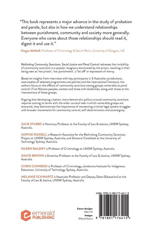 Produktbild: Rethinking Community Sanctions