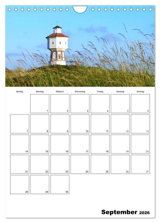 Produktbild: Langeoog - eine Trauminsel (Wandkalender 2026 DIN A4 hoch), CALVENDO Monatskalender