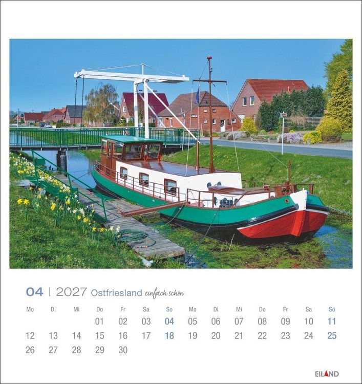 Produktbild: Ostfriesland Postkartenkalender 2027 - einfach sch&ouml;n