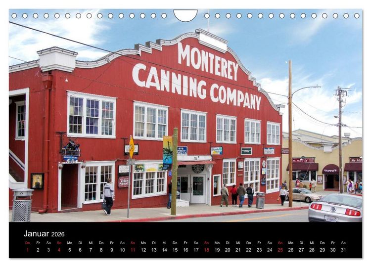 Produktbild: Monterey California (Wandkalender 2026 DIN A4 quer), CALVENDO Monatskalender
