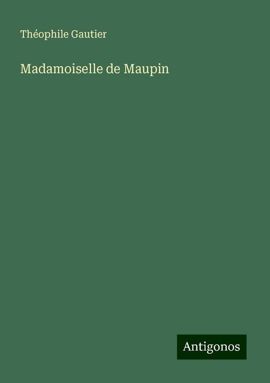 Madamoiselle de Maupin