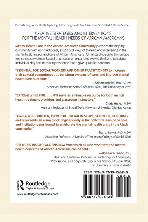 Produktbild: Mental Health Care in the African-American Community