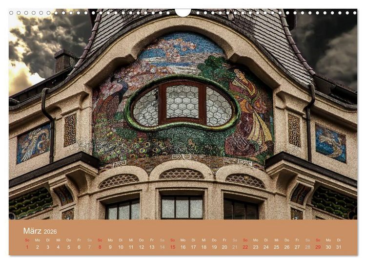 Produktbild: Leipzig - Vom Jugendstil zum Art Deco (Wandkalender 2026 DIN A3 quer), CALVENDO Monatskalender