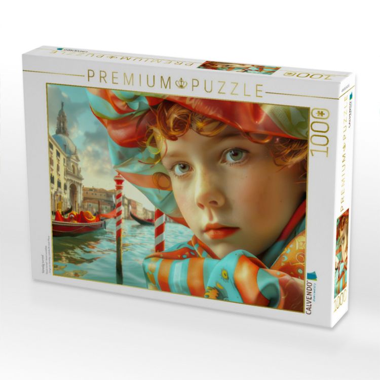 Produktbild: CALVENDO Puzzle Venedig surreal | 1000 Teile Lege-Gr&ouml;&szlig;e 64x48cm Foto-Puzzle f&uuml;r gl&uuml;ckliche Stunden