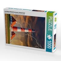 Produktbild: CALVENDO Puzzle Leuchtturm Westerheversand, Deutschland 1000 Teile Lege-Gr&ouml;&szlig;e 480 x 640 cm Foto-Puzzle Bild von Peter Roder