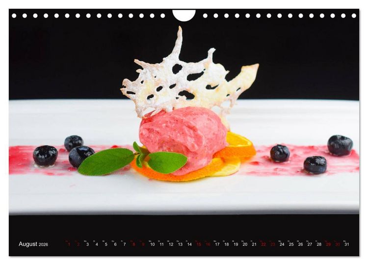 Produktbild: DESSERTVARIATIONEN (Wandkalender 2026 DIN A4 quer), CALVENDO Monatskalender