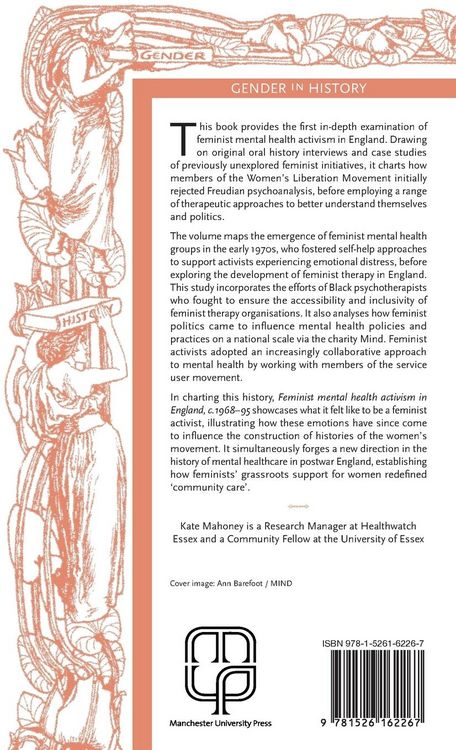 Produktbild: Feminist mental health activism in England, c. 1968-95