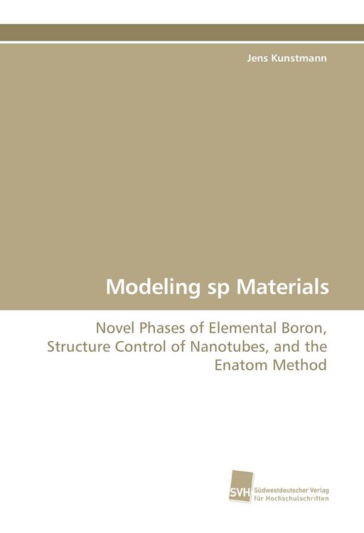 Produktbild: Modeling sp Materials