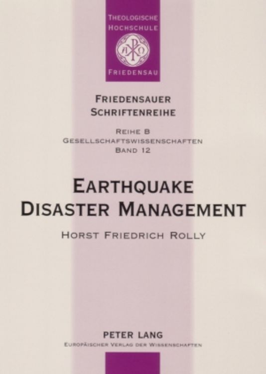 Produktbild: Earthquake Disaster Management