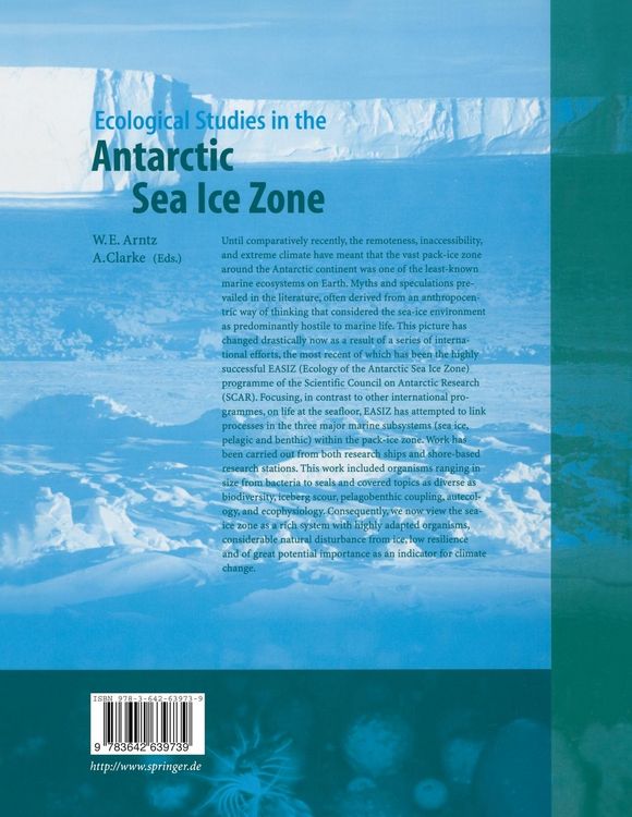 Produktbild: Ecological Studies in the Antarctic Sea Ice Zone