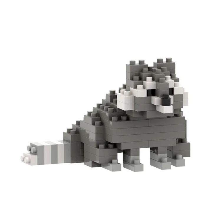 Produktbild: BRIXIES 200131 - Wachb&auml;r, 3D Konstruktionsbausatz aus Ministeinen, 96 Teile