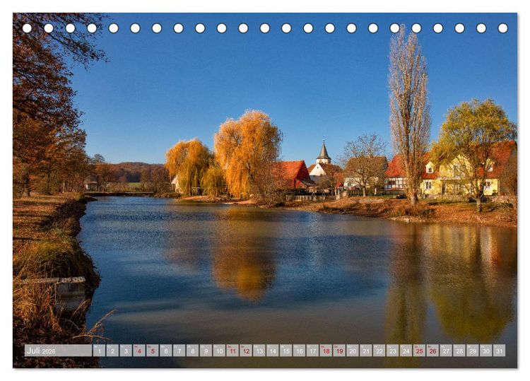 Produktbild: Ins Land der Franken fahren (Tischkalender 2026 DIN A5 quer), CALVENDO Monatskalender