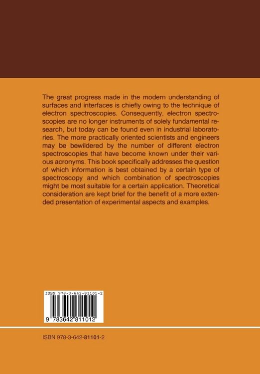 Produktbild: Electron Spectroscopy for Surface Analysis