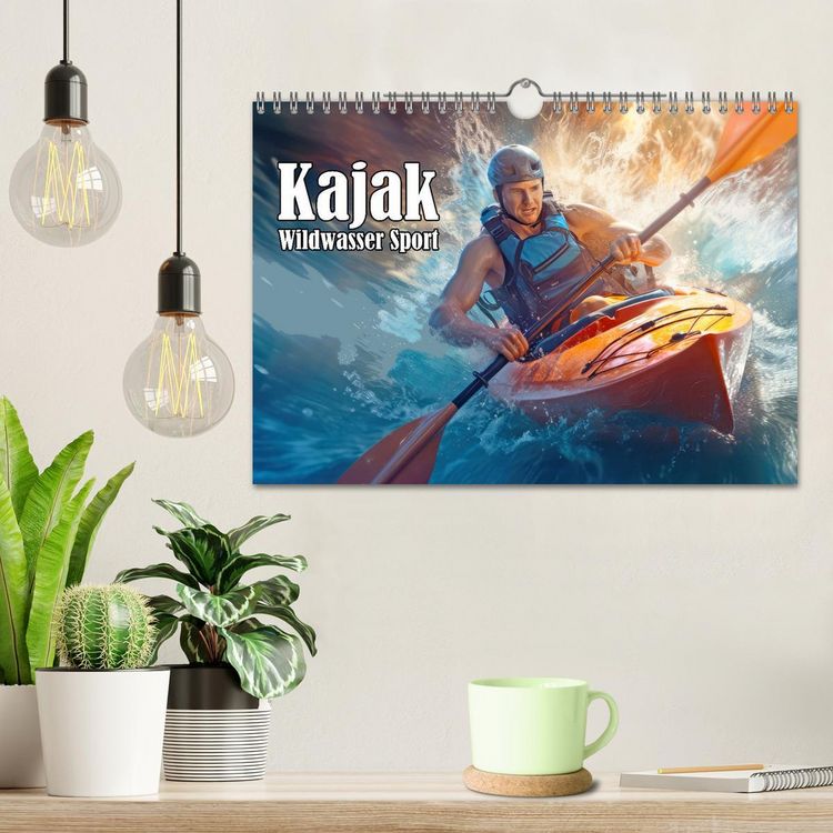 Produktbild: Kayak Wildwasser Sport (Wandkalender 2026 DIN A4 quer), CALVENDO Monatskalender
