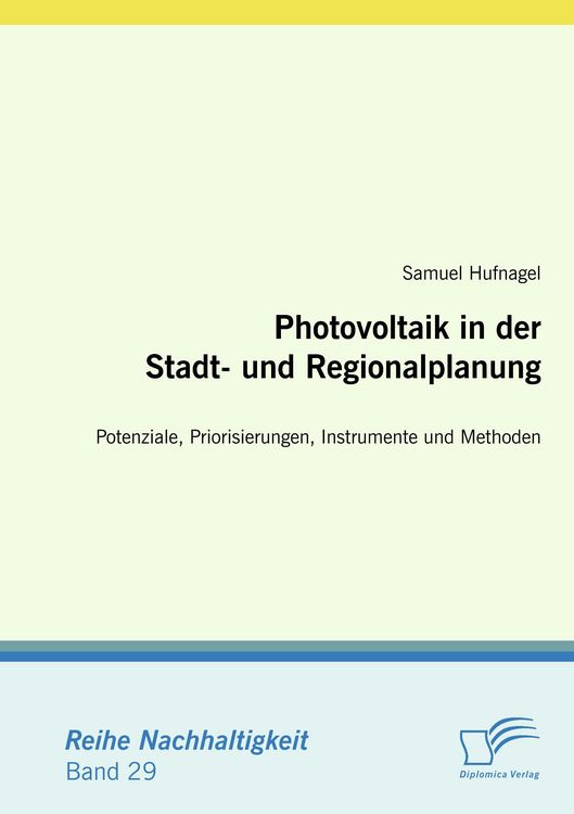 Produktbild: Photovoltaik in der Stadt- und Regionalplanung