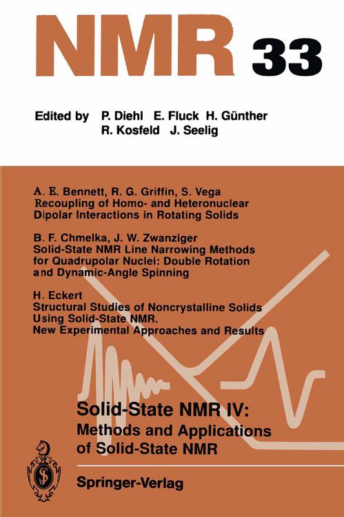 Produktbild: Solid-State NMR IV Methods and Applications of Solid-State NMR