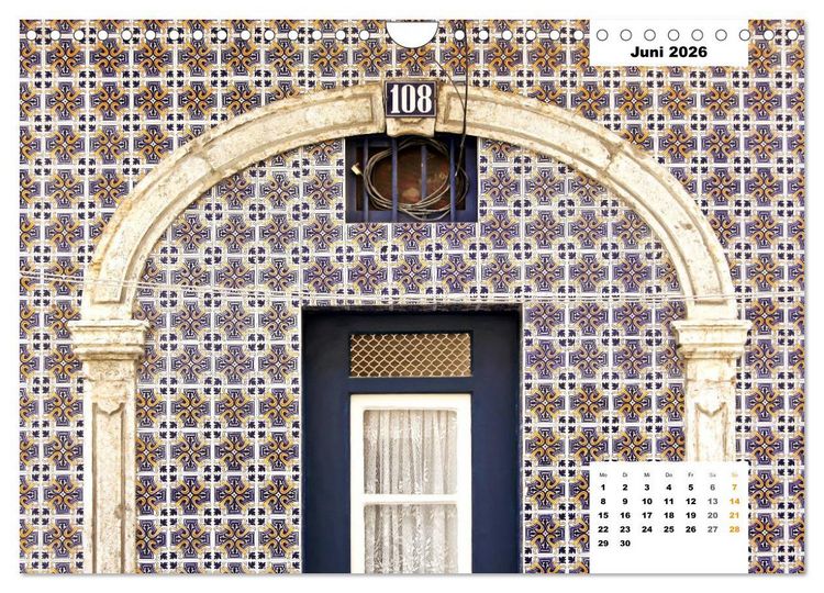 Produktbild: Lissabons Azulejos (Wandkalender 2026 DIN A4 quer), CALVENDO Monatskalender
