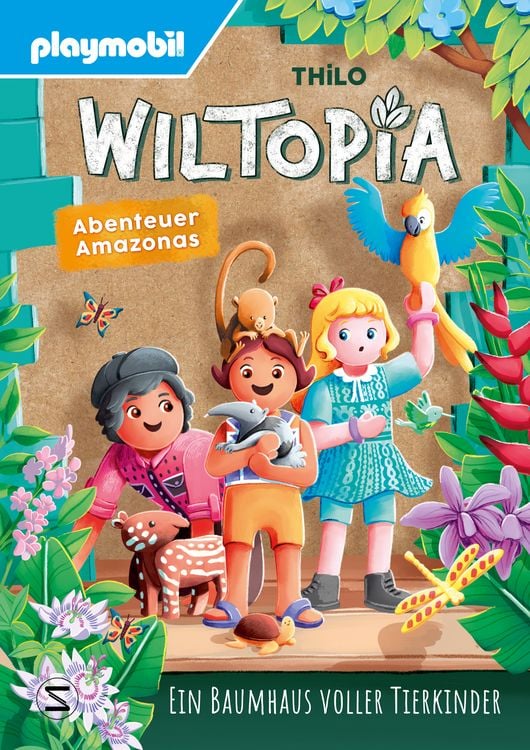 Produktbild: PLAYMOBIL Wiltopia. Abenteuer Amazonas. Ein Baumhaus voller Tierkinder