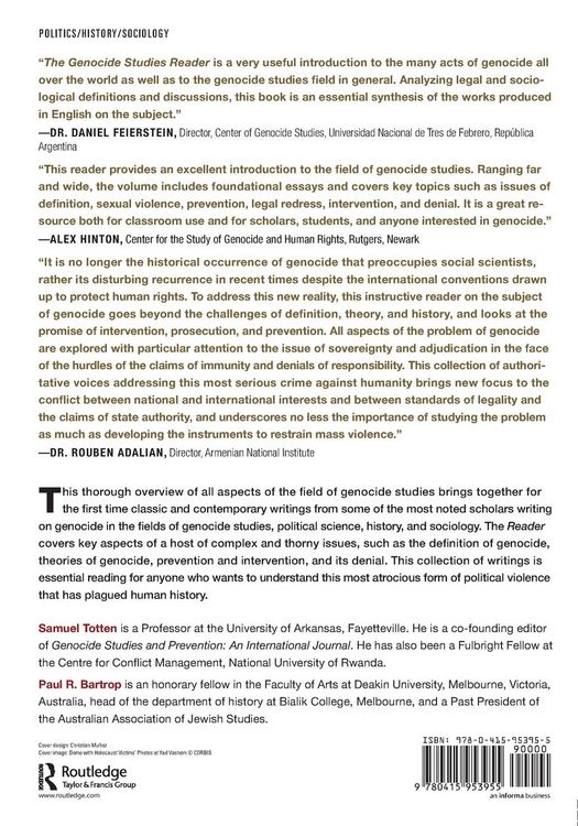 Produktbild: The Genocide Studies Reader