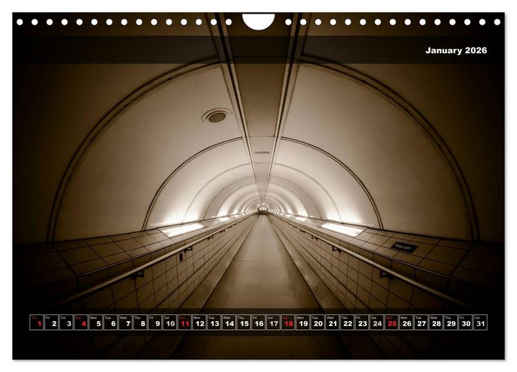 Produktbild: More London Underground 2026 (Wall Calendar 2026 DIN A4 landscape), CALVENDO 12 Month Wall Calendar