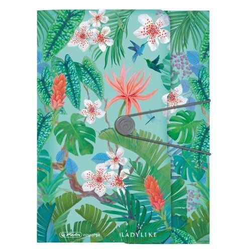 Produktbild: Herlitz Gummizugmappe PP A4 Ladylike Jungle