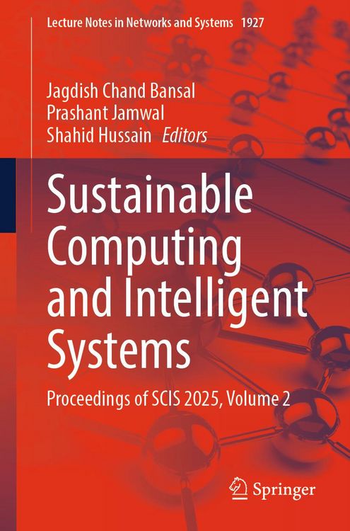 Produktbild: Sustainable Computing and Intelligent Systems