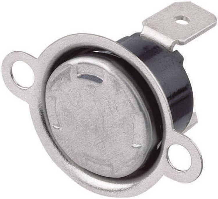Produktbild: TRU COMPONENTS Bimetallschalter 250 V 10 A &Ouml;ffnungstemperatur (&plusmn; 5&deg;C) 75 &deg;C Schlie&szlig;-Temperatur 65 &deg;C 1 St.
