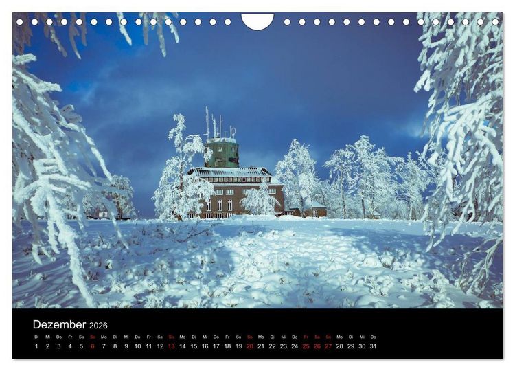 Produktbild: Winterberg - Sauerland - Eine Landschaft in Bildern (Wandkalender 2026 DIN A4 quer), CALVENDO Monatskalender