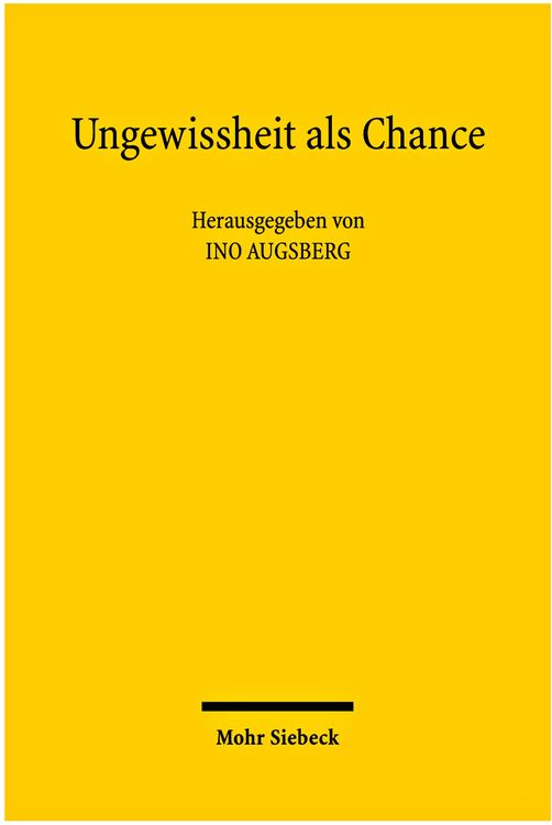 Produktbild: Ungewissheit als Chance