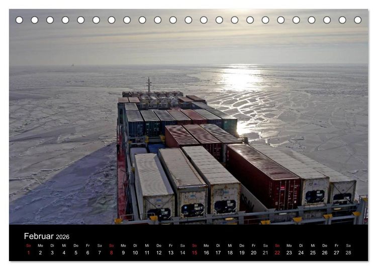 Produktbild: Containerwelten (Tischkalender 2026 DIN A5 quer), CALVENDO Monatskalender