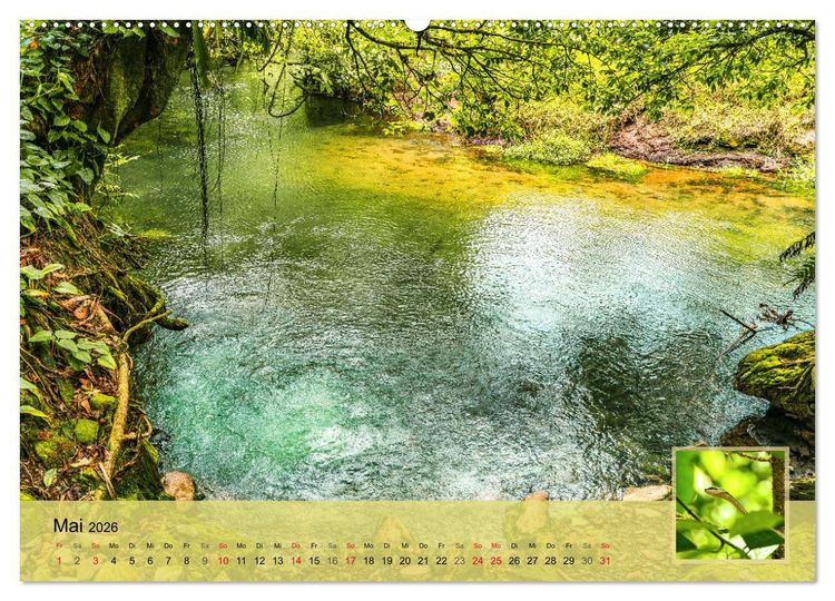 Produktbild: Costa Rica Dreams Tropische Naturwunder (Wandkalender 2026 DIN A2 quer), CALVENDO Monatskalender