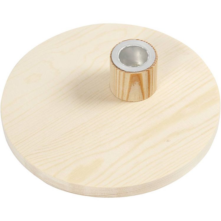 Produktbild: Creativ Company Kerzenleuchter, H 4 cm, D 16 cm, 1 Stk