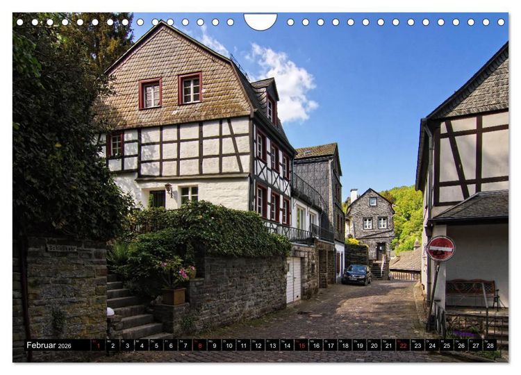 Produktbild: Stadtansichten, Monschau die Altstadt (Wandkalender 2026 DIN A4 quer), CALVENDO Monatskalender