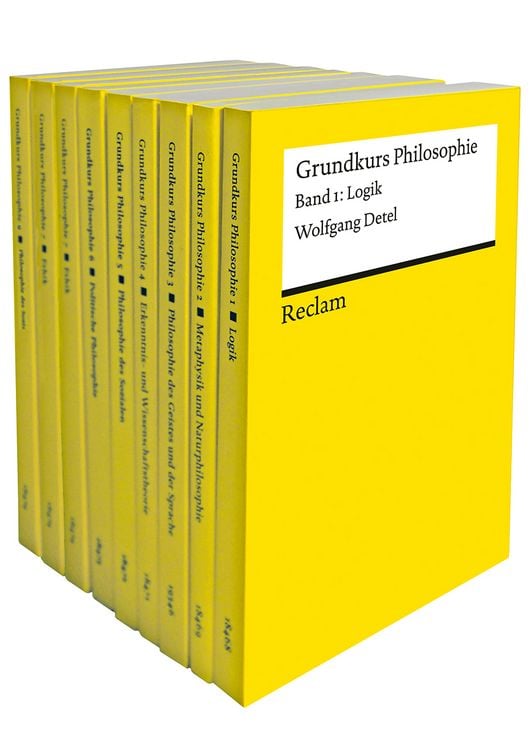 Produktbild: Grundkurs Philosophie. Neun B&auml;nde eingeschwei&szlig;t