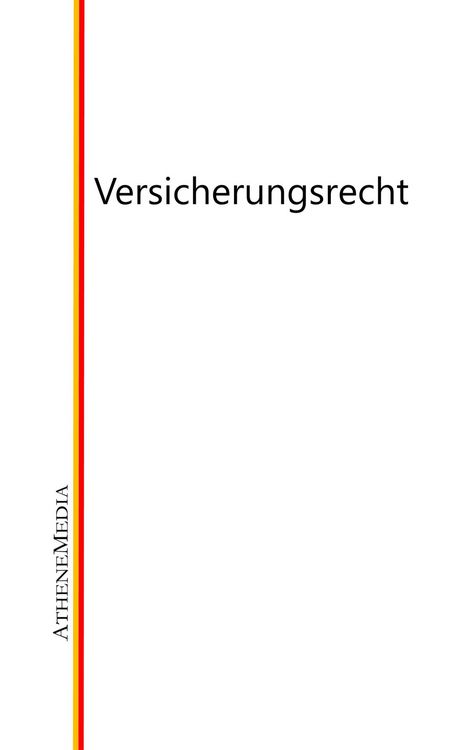 Produktbild: Versicherungsrecht