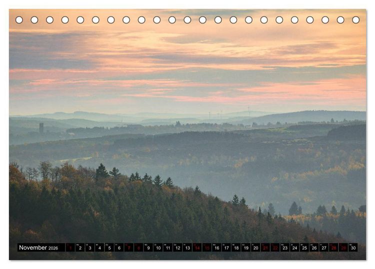 Produktbild: Die westliche Eifel (Tischkalender 2026 DIN A5 quer), CALVENDO Monatskalender