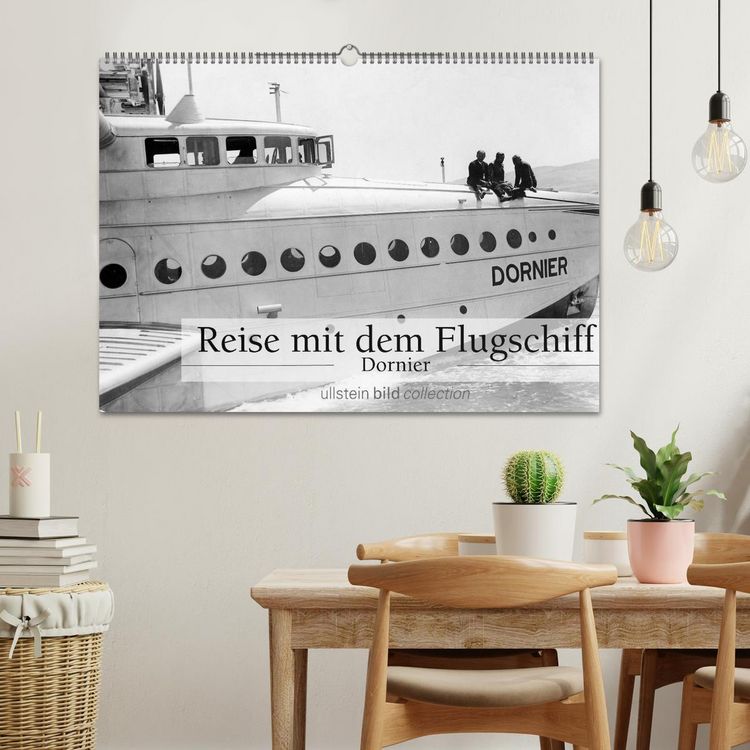Produktbild: Reise mit dem Flugschiff - Dornier (Wandkalender 2026 DIN A2 quer), CALVENDO Monatskalender