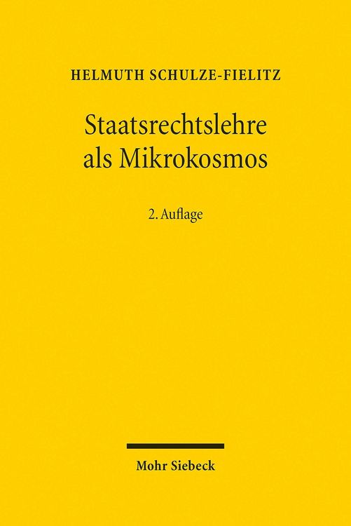 Produktbild: Staatsrechtslehre als Mikrokosmos