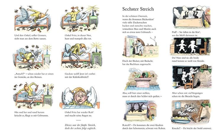 Produktbild: Max und Moritz &ndash; Eine Bubengeschichte in sieben Streichen