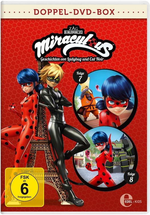 Produktbild: Miraculous 7+8 - Geschichten von Ladybug und Cat Noir - Die DVD zur TV-Serie [2 DVDs]