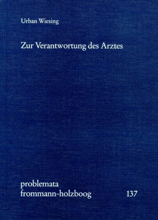 Produktbild: Zur Verantwortung des Arztes