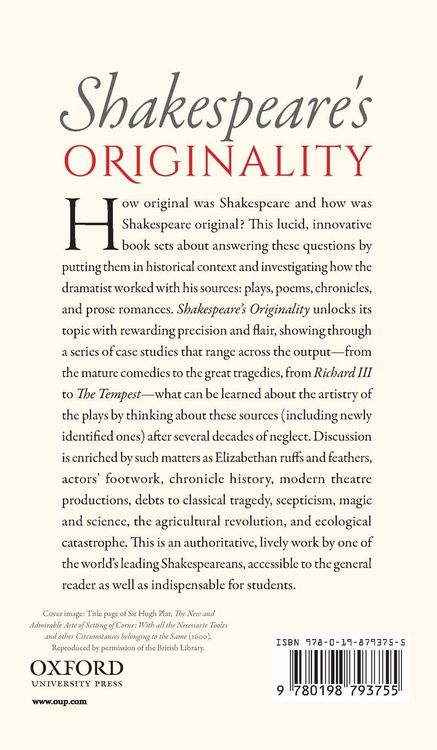 Produktbild: Shakespeare's Originality
